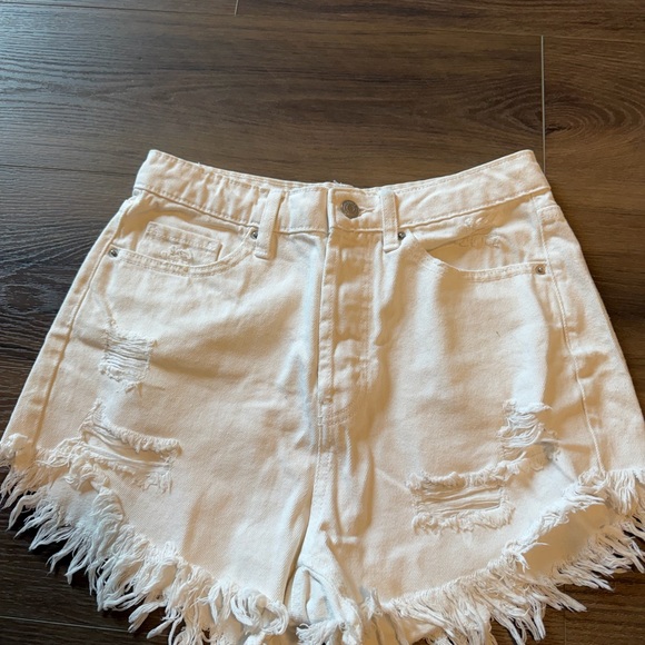 wild fable Pants - Wild Fable White Distressed Jean Shorts